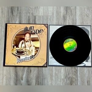 ALAN O’DAY ‘Appetizers’ Pacific Records first edition 1977 vinyl Lp album. 12”